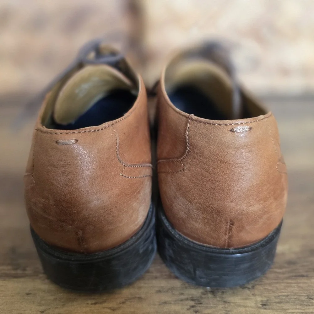 Cole Hann Shoes Men's Size 11 M Light Brown Leather Oxford Lace Up Grand